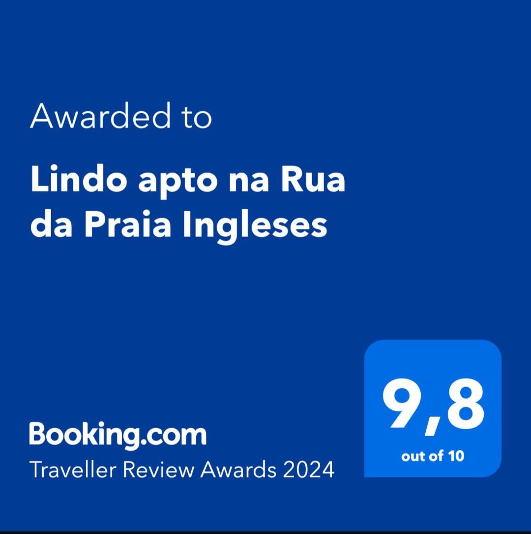 Lindo Apto Na Rua Da Praia Ingleses Florianópolis Kültér fotó