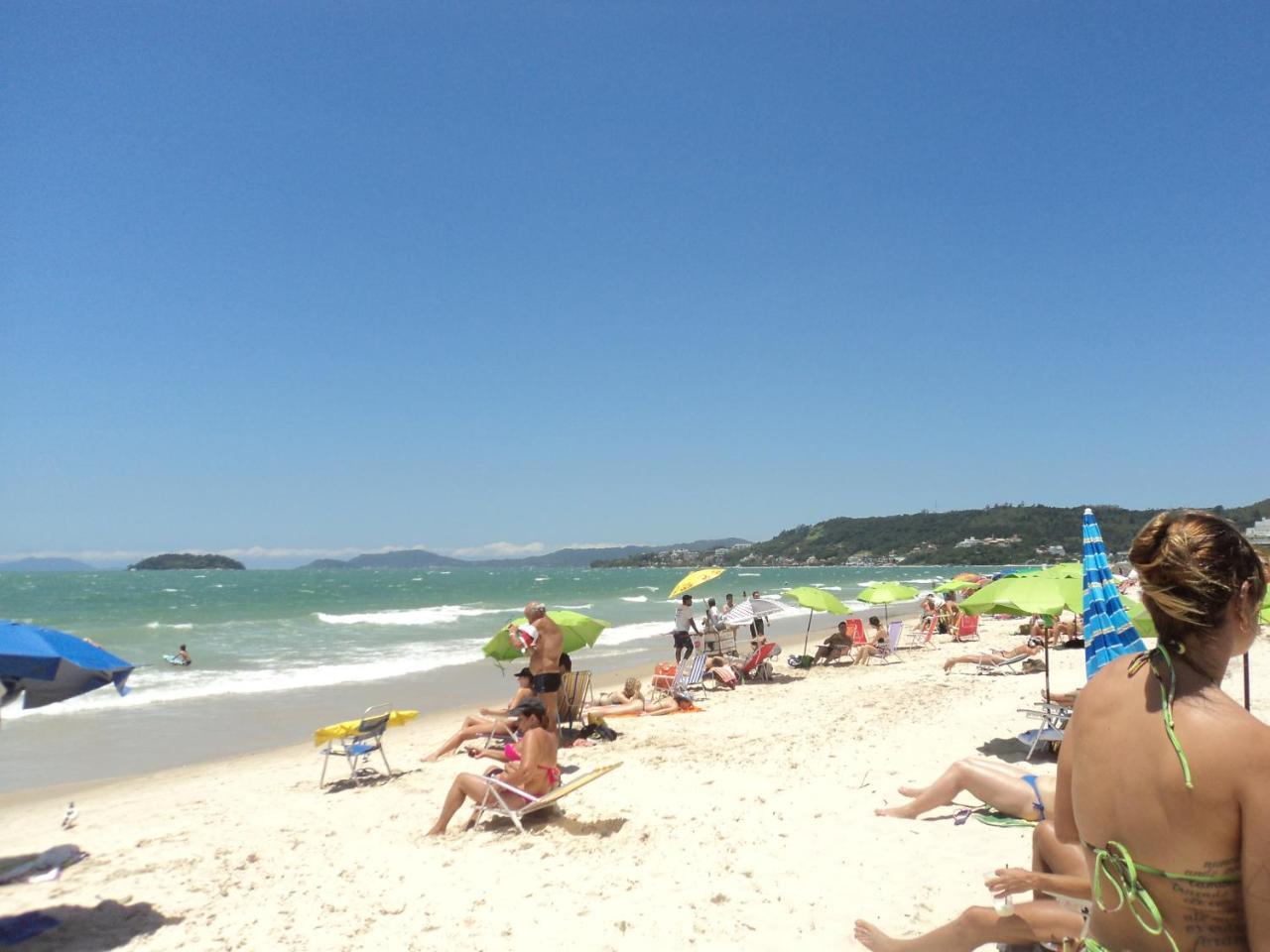 Lindo Apto Na Rua Da Praia Ingleses Florianópolis Kültér fotó