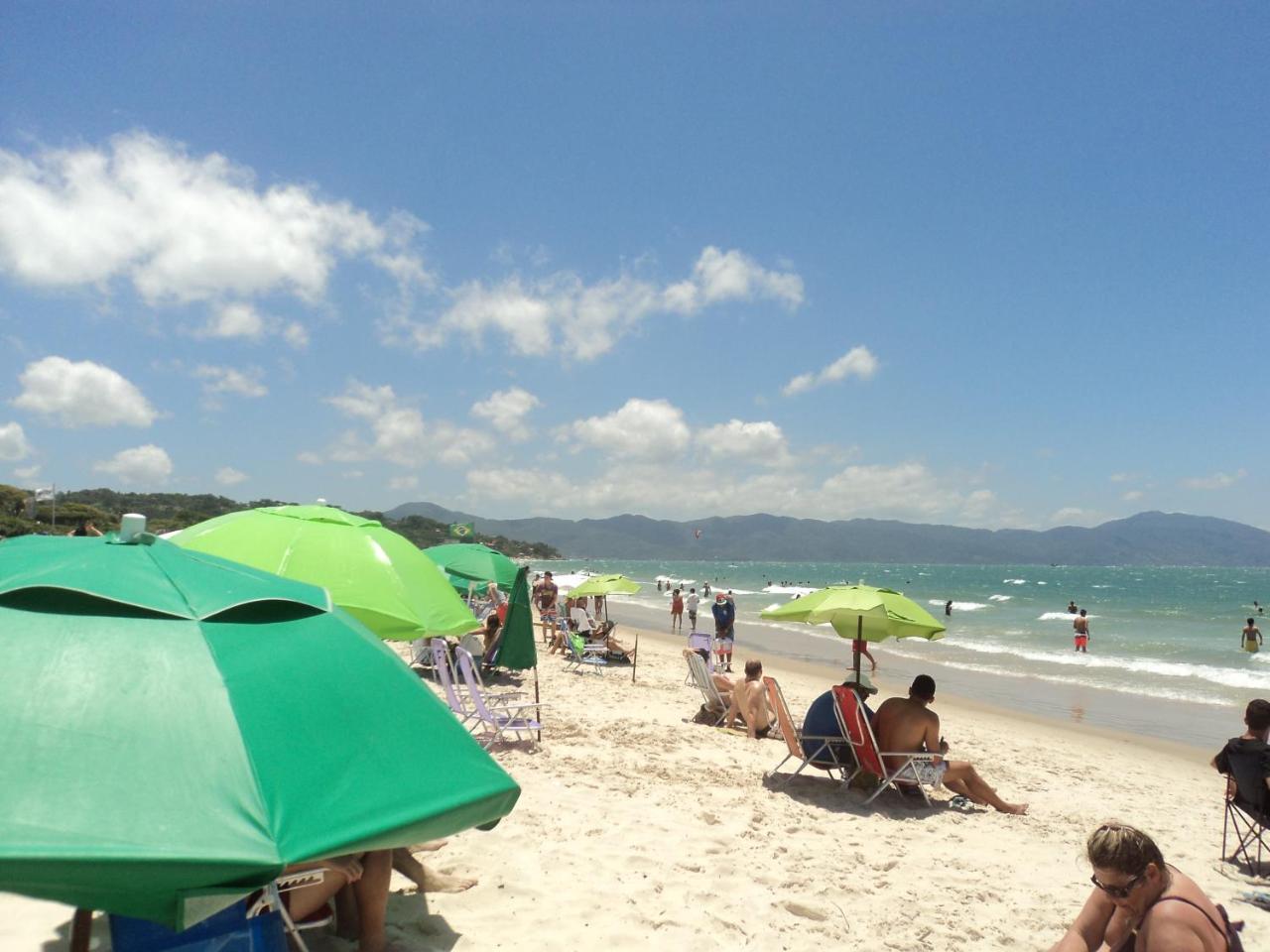 Lindo Apto Na Rua Da Praia Ingleses Florianópolis Kültér fotó